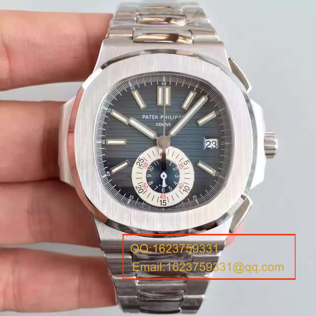   BP厂精  百达翡丽-Nautilus鹦鹉螺运动系列5980/1A-001机械男表 / BD161A