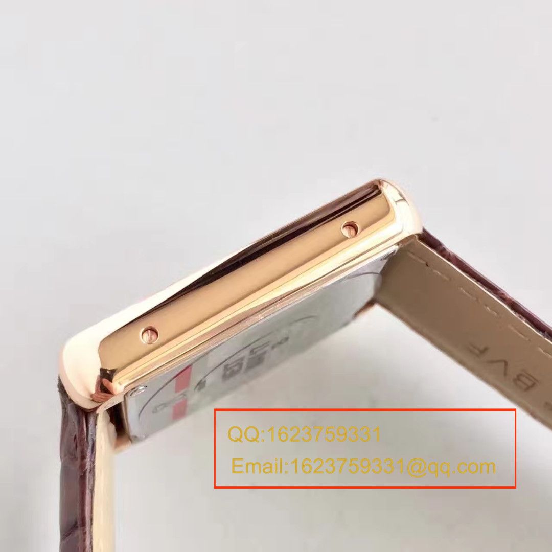   视频解析  K11出品卡地亚坦克女表（金面_玫瑰金版本）W5200025/W5200024腕表 / KAD008B