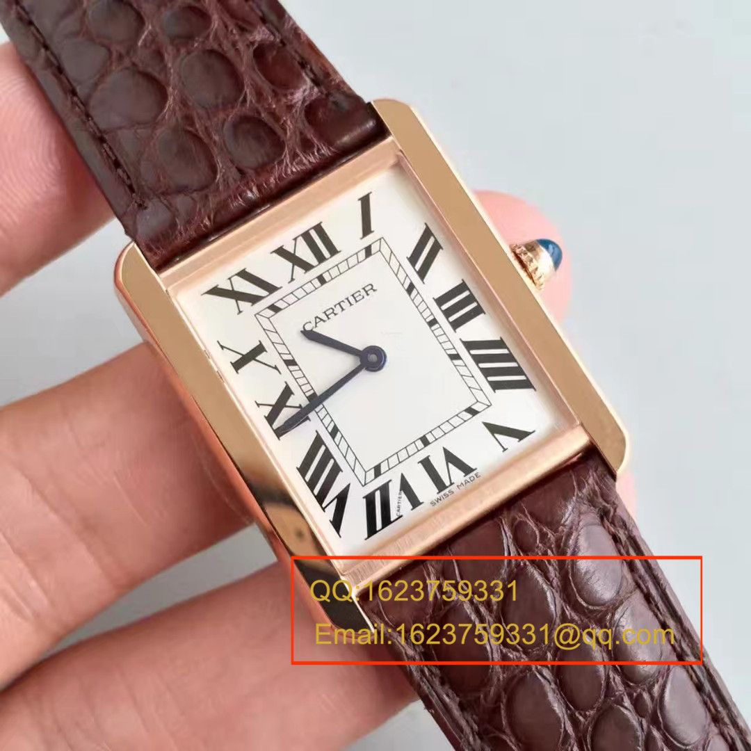   视频解析  K11出品卡地亚坦克女表（金面_玫瑰金版本）W5200025/W5200024腕表 / KAD008B