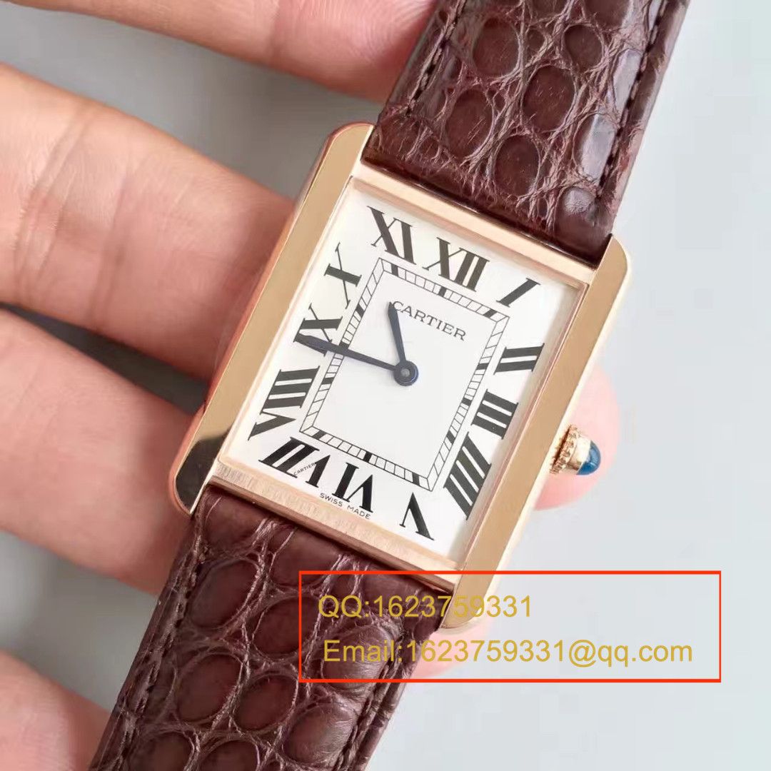   视频解析  K11出品卡地亚坦克女表（金面_玫瑰金版本）W5200025/W5200024腕表 / KAD008B