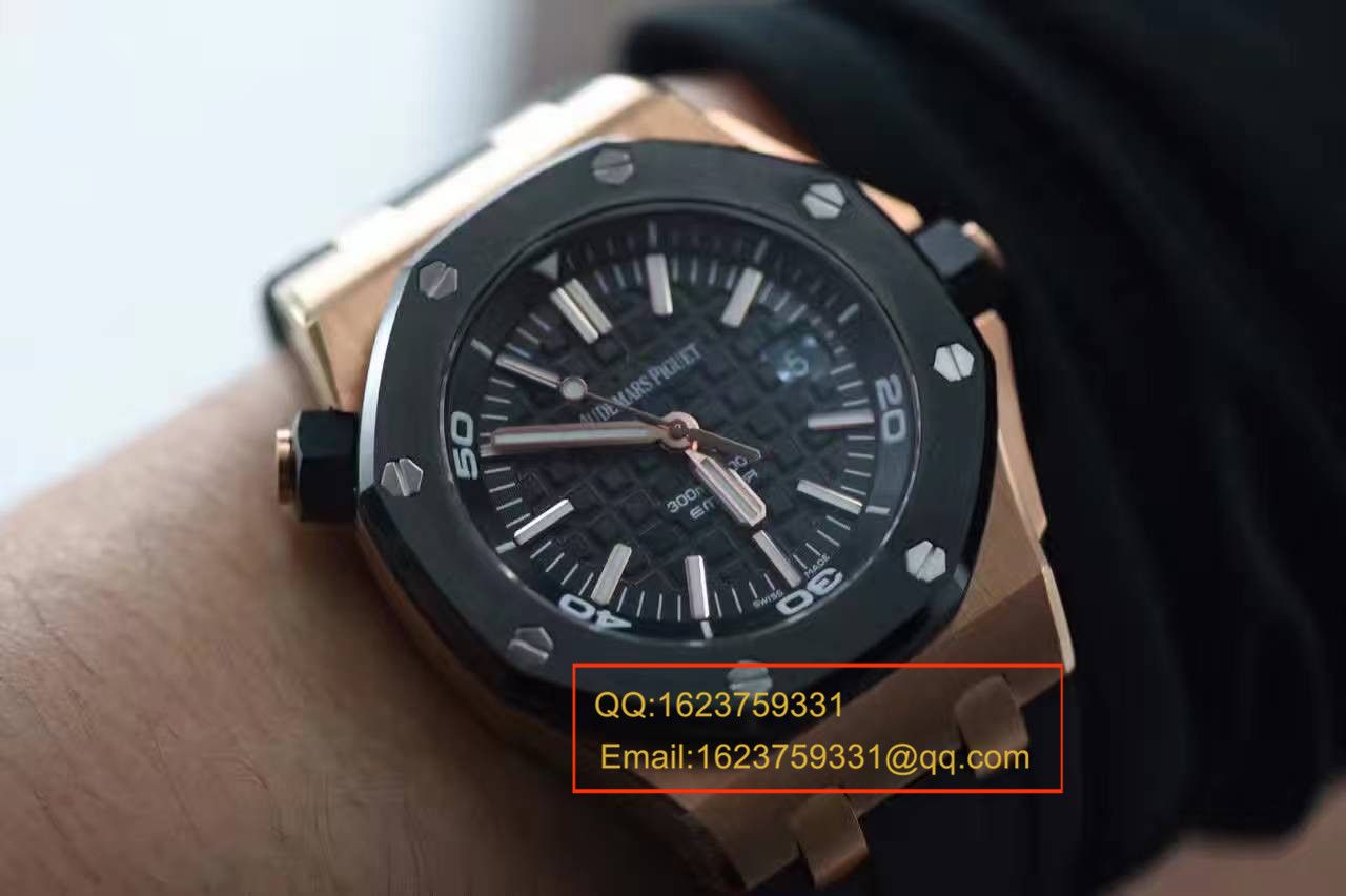   视频测评JF腕表  爱彼皇家橡树离岸型系列 15709TR.OO.A005CR.01腕表 / APBF077