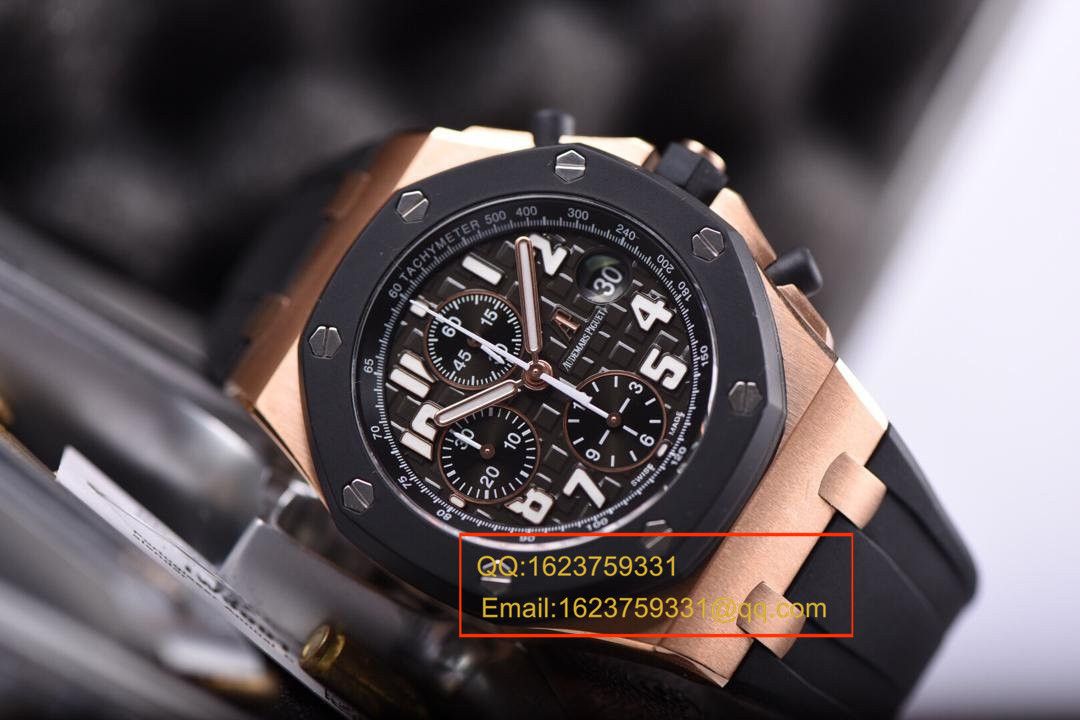   实拍图鉴赏  JF厂之爱彼皇家橡树离岸型系列25940OK.OO.D002CA.02男表 / JFAPCD25940OK