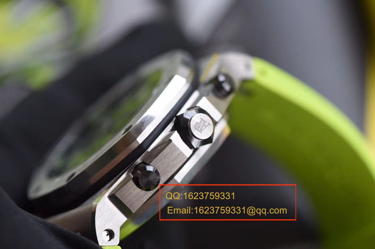   JF厂爱彼皇家橡树离岸型系列26703ST.OO.A038CA.01《青苹果》男士机械手表 / AP026