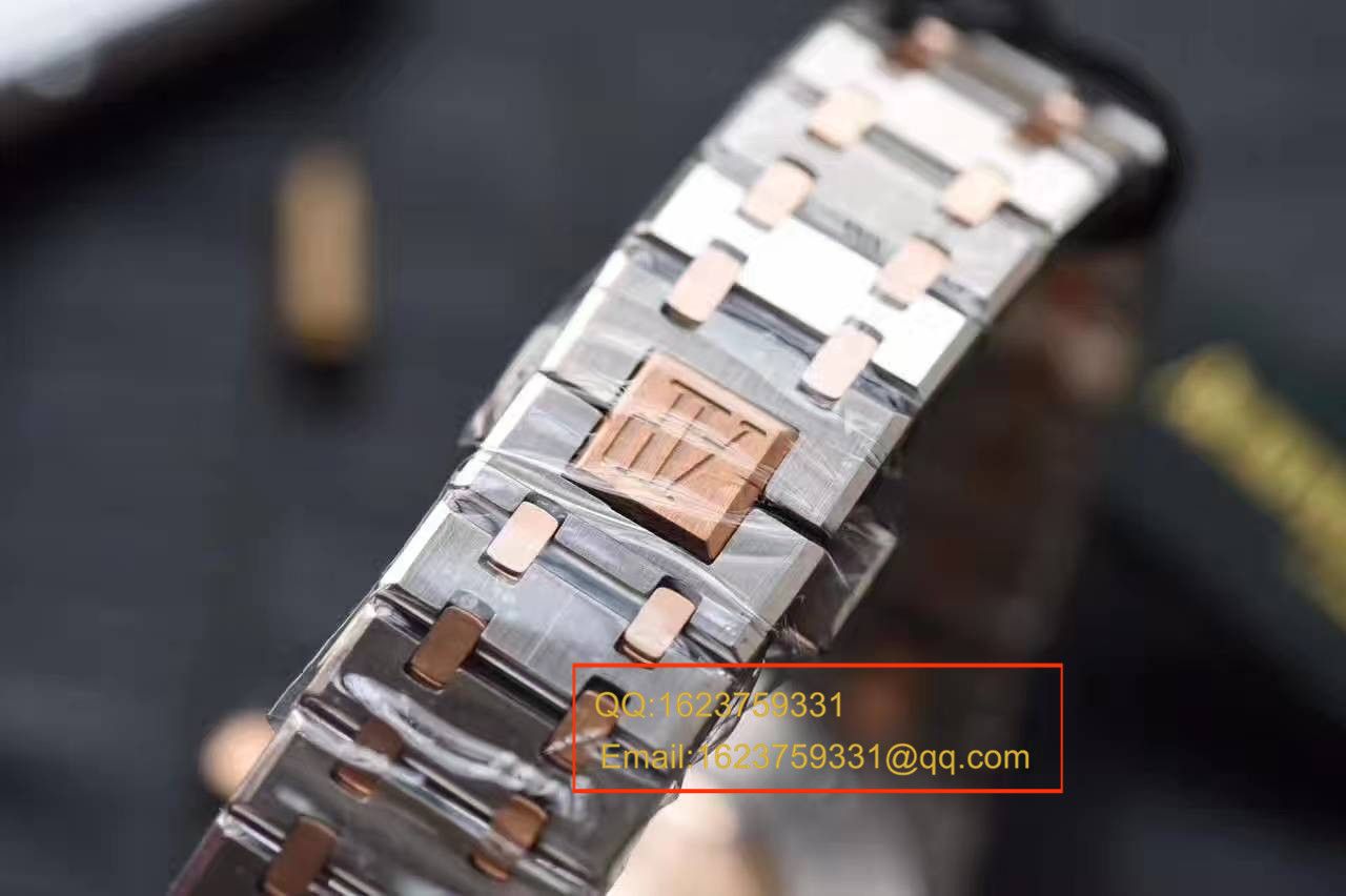 JF厂爱彼皇家橡树系列15400SR.OO.1220SR.01腕表《精钢间金表带》男女腕表 / AP016