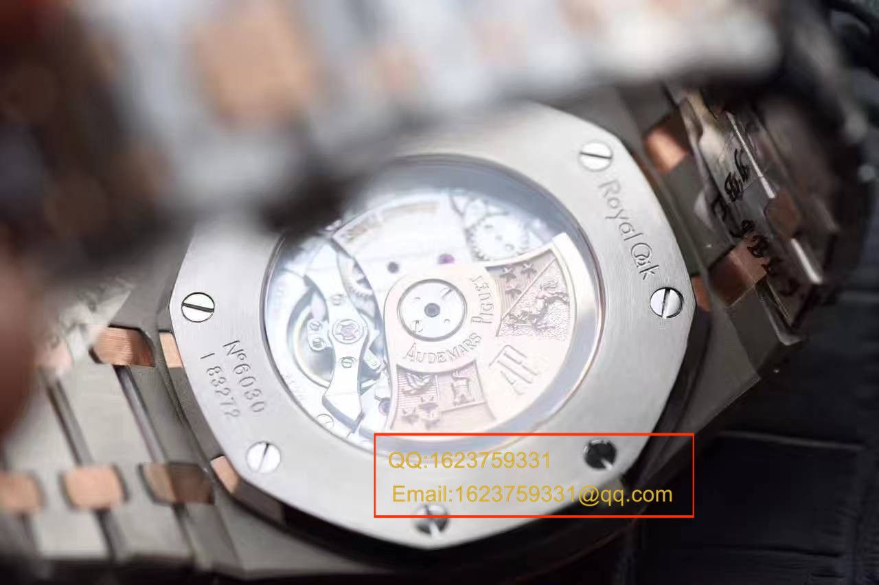 JF厂爱彼皇家橡树系列15400SR.OO.1220SR.01腕表《精钢间金表带》男女腕表 / AP016