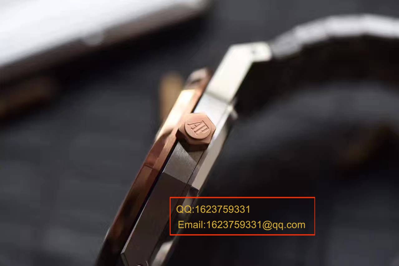 JF厂爱彼皇家橡树系列15400SR.OO.1220SR.01腕表《精钢间金表带》男女腕表 / AP016