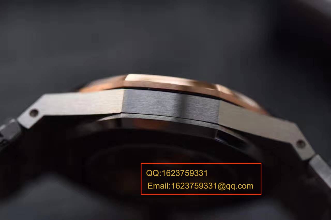 JF厂爱彼皇家橡树系列15400SR.OO.1220SR.01腕表《精钢间金表带》男女腕表 / AP016