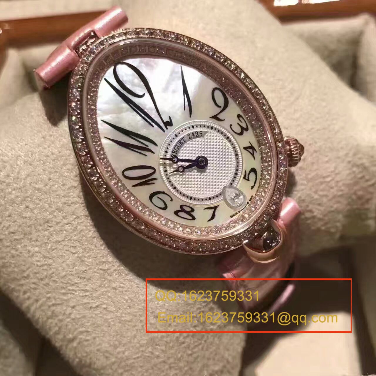   、女性独享  Breguet宝玑那不勒斯皇后系列8918BR/58/864 D00D腕表 / BZ36