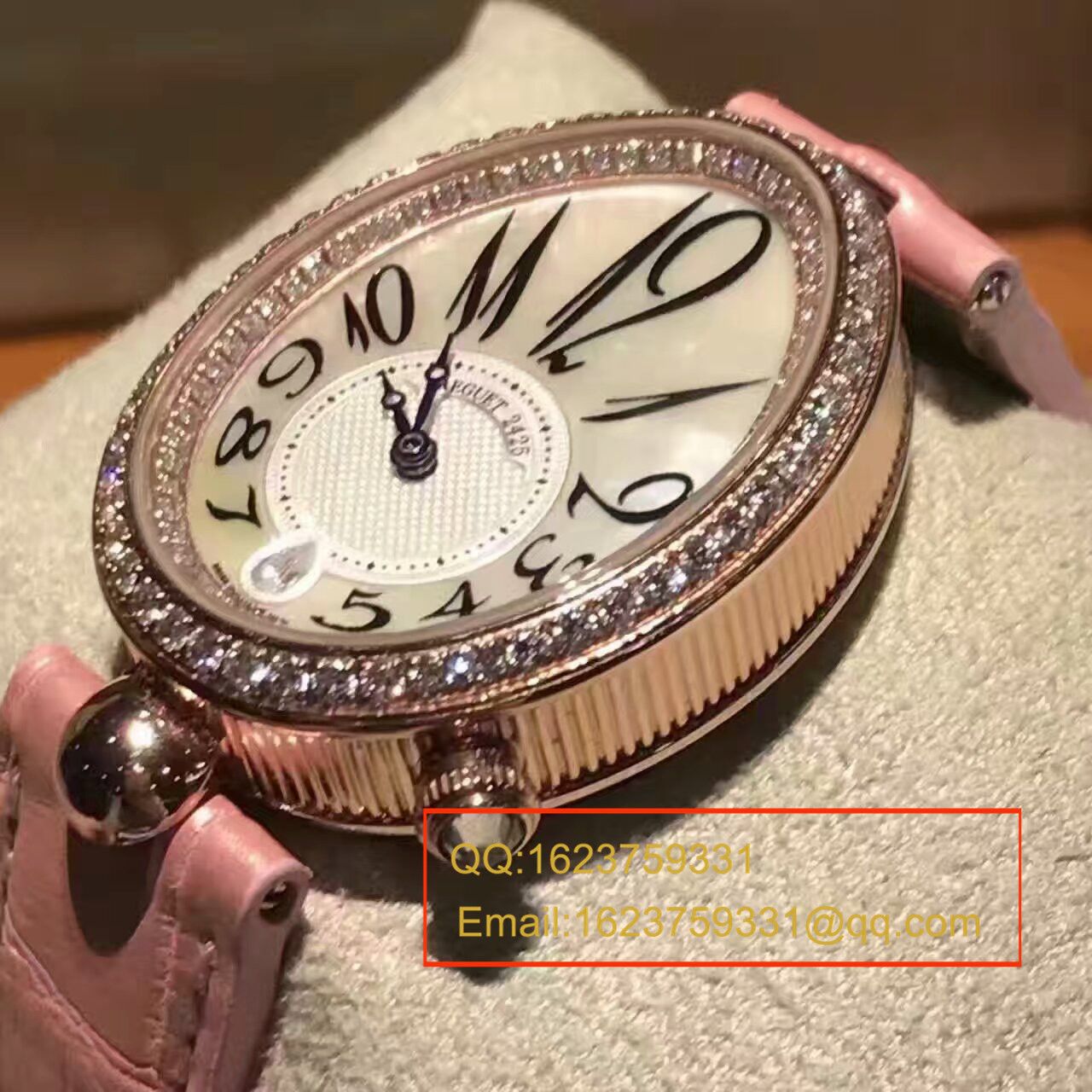   、女性独享  Breguet宝玑那不勒斯皇后系列8918BR/58/864 D00D腕表 / BZ36