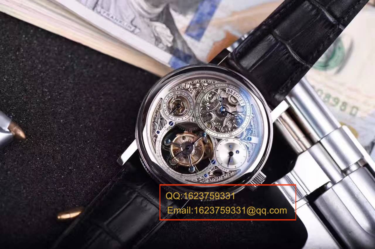   TF厂精  宝玑经典复杂系列3795PT/1E/9WU全镂空陀飞轮腕表 / BZ005