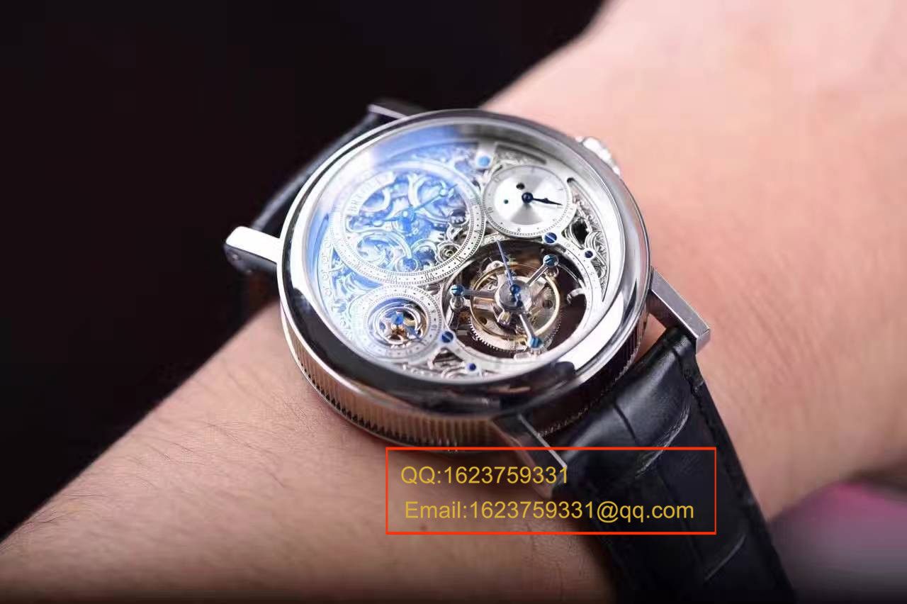   TF厂精  宝玑经典复杂系列3795PT/1E/9WU全镂空陀飞轮腕表 / BZ005