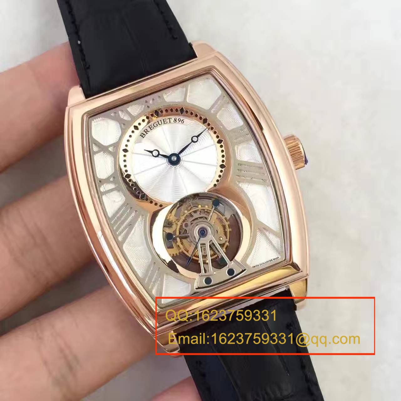   BM厂精  宝玑传承系列5497BR/12/9V6腕表真陀飞轮机械手表《玫瑰金款》 / BJ021