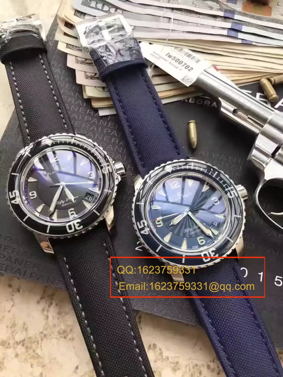 N厂出品   宝珀blancpain 五十噚超薄机芯系列 5015D-1140-52B 自动机械男表 / BP006   N厂出品   宝珀blancpain 五十噚超薄机芯系列 5015D-1140-52B 自动机械男表 / BP006