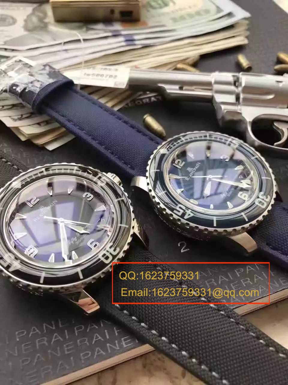 N厂出品   宝珀blancpain 五十噚超薄机芯系列 5015D-1140-52B 自动机械男表 / BP006   N厂出品   宝珀blancpain 五十噚超薄机芯系列 5015D-1140-52B 自动机械男表 / BP006