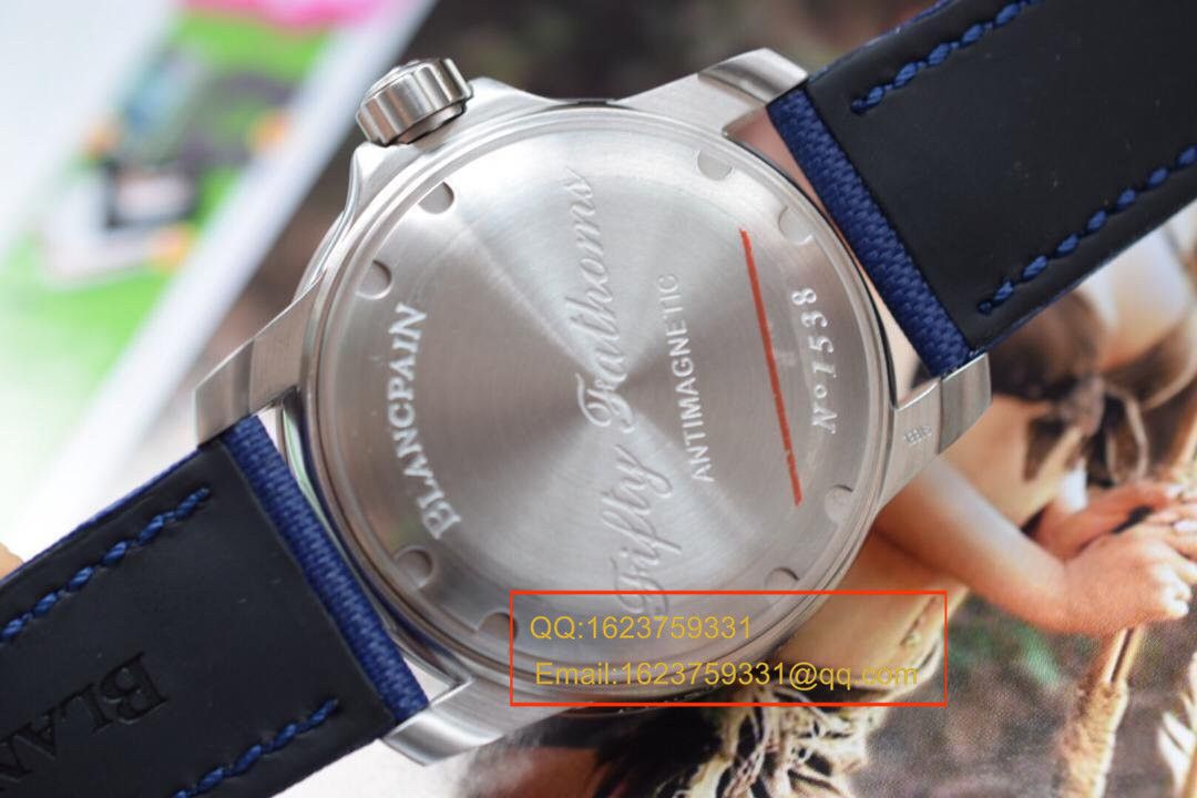 N厂出品   宝珀blancpain 五十噚超薄机芯系列 5015D-1140-52B 自动机械男表 / BP006   N厂出品   宝珀blancpain 五十噚超薄机芯系列 5015D-1140-52B 自动机械男表 / BP006