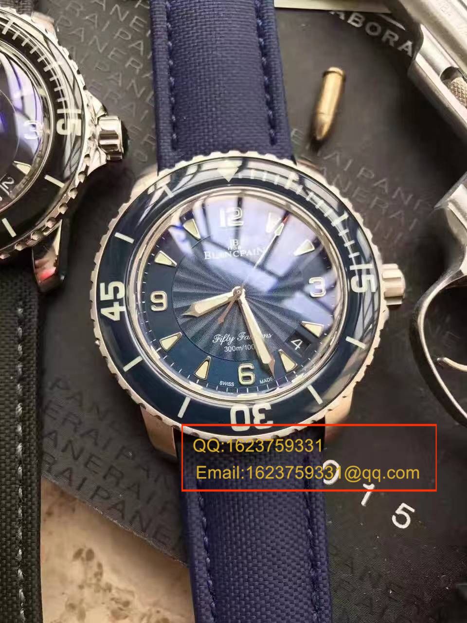 N厂神器  宝珀blancpain 五十噚系列5015-1130-52 自动机械男士腕表 / BP003   N厂神器  宝珀blancpain 五十噚系列5015-1130-52 自动机械男士腕表 / BP003