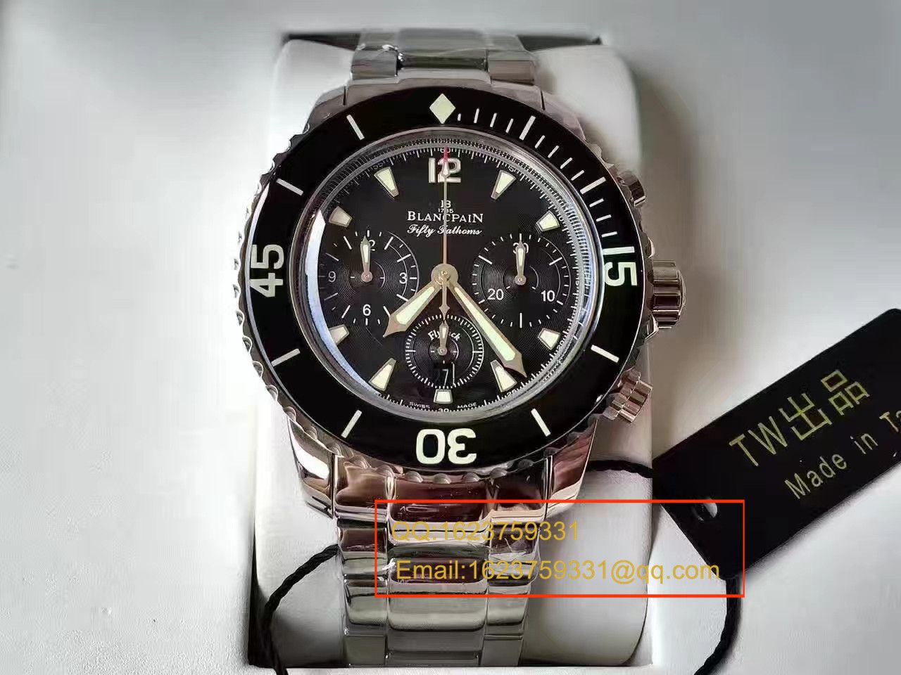    TW厂宝珀Blancpain 五十噚系列 超薄机芯系列5085F-1130-71 腕表 / BP009