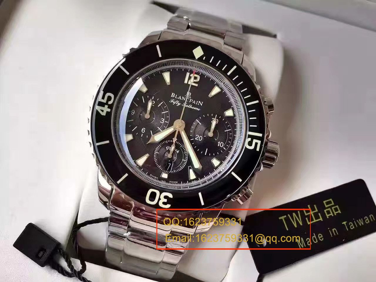    TW厂宝珀Blancpain 五十噚系列 超薄机芯系列5085F-1130-71 腕表 / BP009