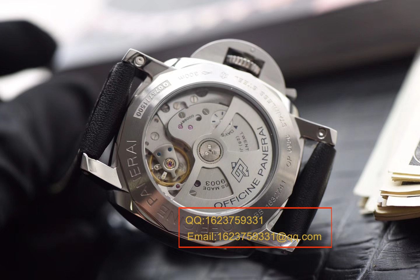   VS  沛纳海LUMINOR 1950系列PAM00531 GMT 两地时区腕表 / PA056