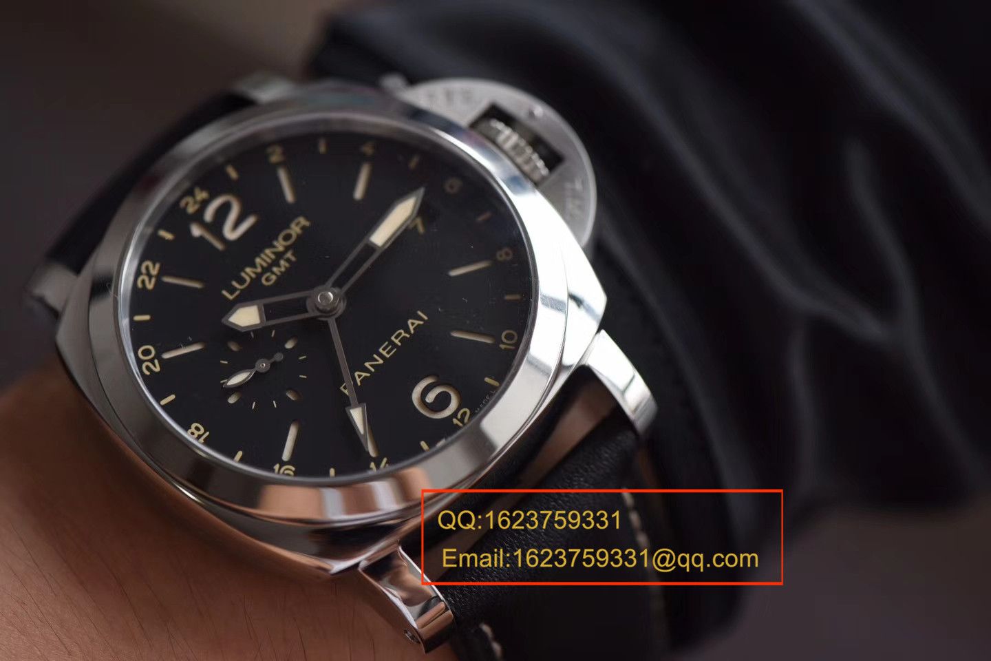   VS  沛纳海LUMINOR 1950系列PAM00531 GMT 两地时区腕表 / PA056