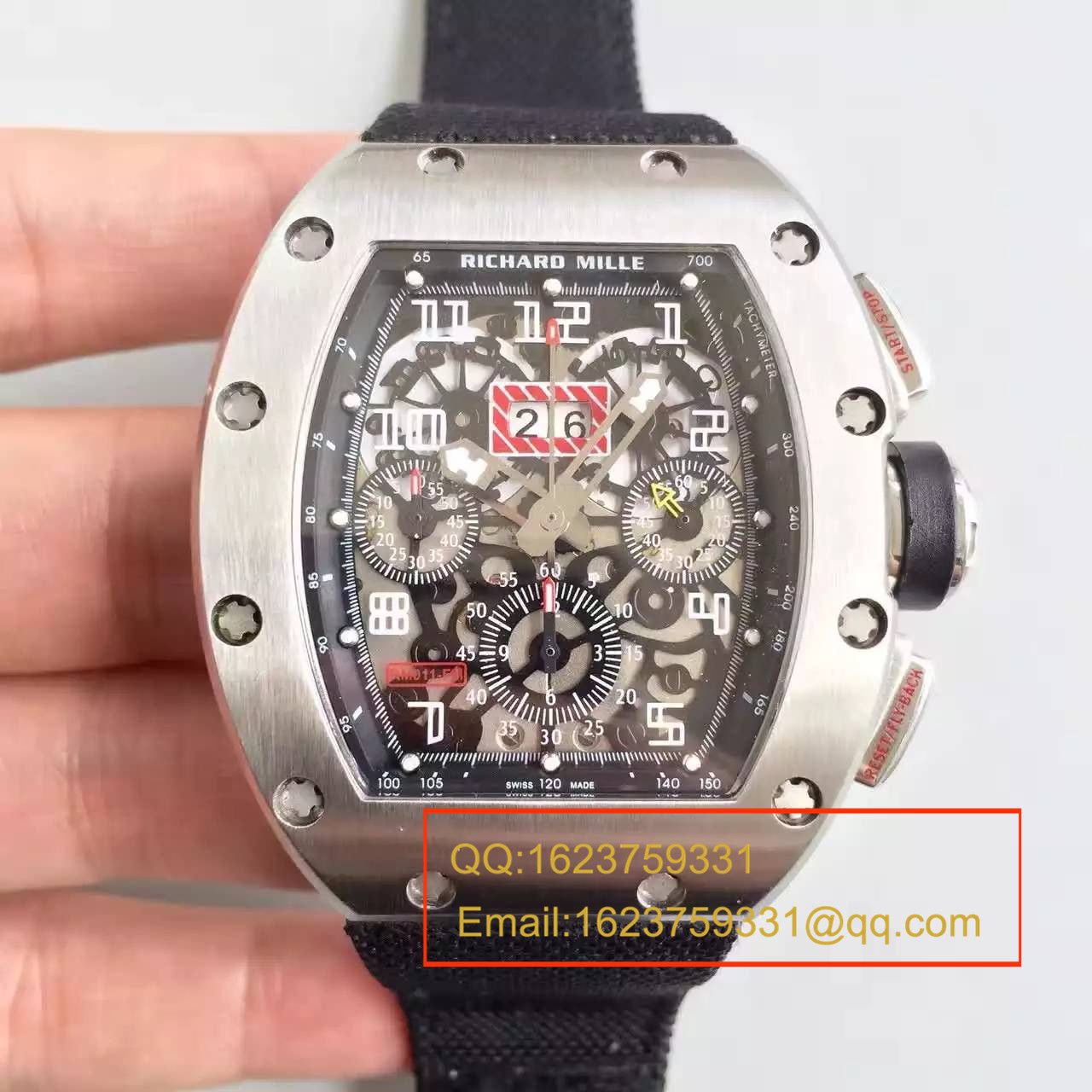   RM  理查德.米勒男士系列高RM 011 FLYBACK CHRONOGRAPH腕表 / RM 011 FLYBACK