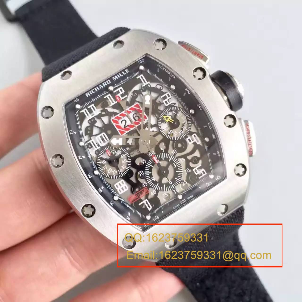   RM  理查德.米勒男士系列高RM 011 FLYBACK CHRONOGRAPH腕表 / RM 011 FLYBACK