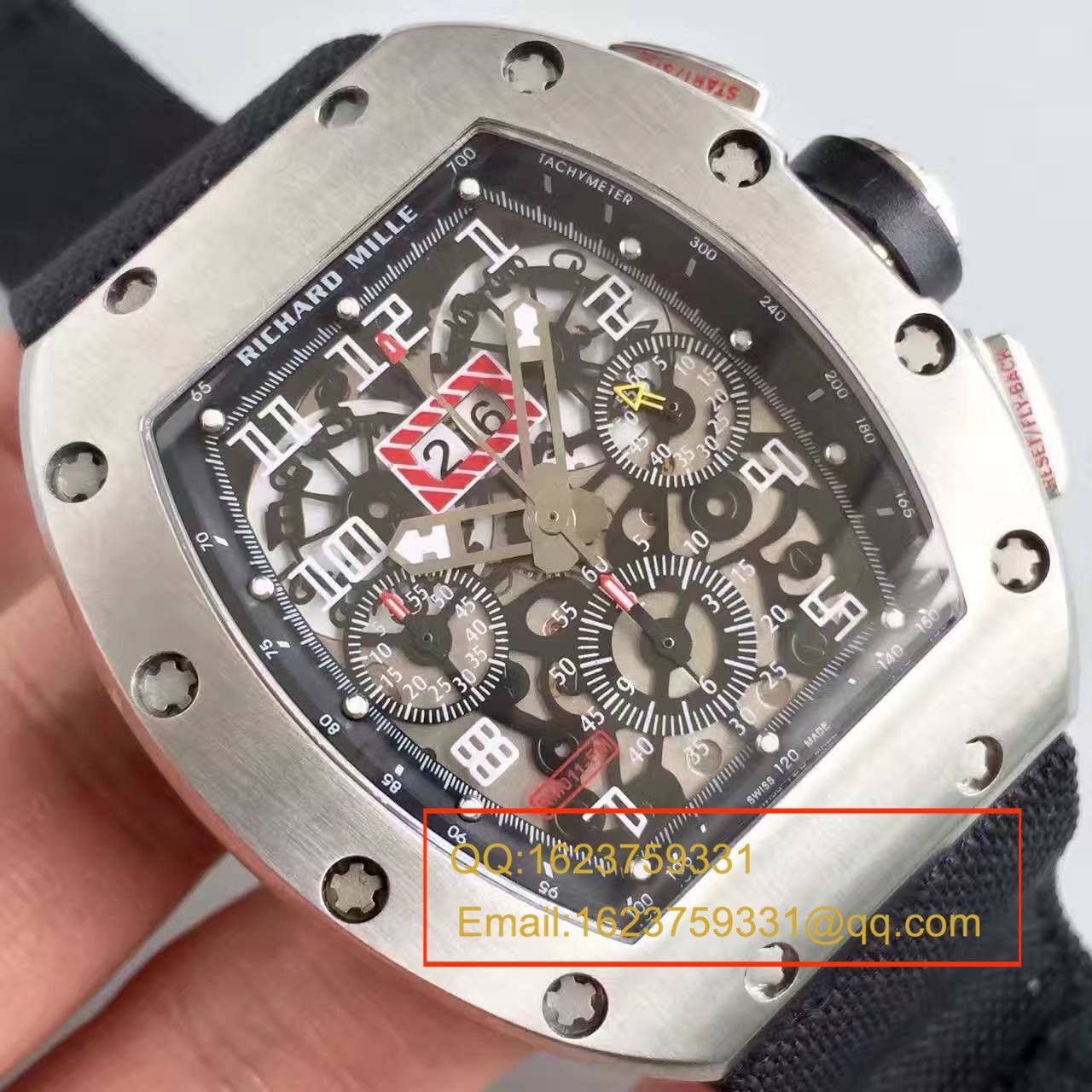   RM  理查德.米勒男士系列高RM 011 FLYBACK CHRONOGRAPH腕表 / RM 011 FLYBACK