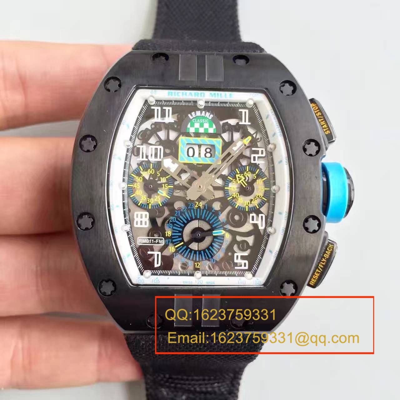   RM  理查德.米勒男士系列高RM 011 FLYBACK CHRONOGRAPH腕表 / RM 011 FLYBACK