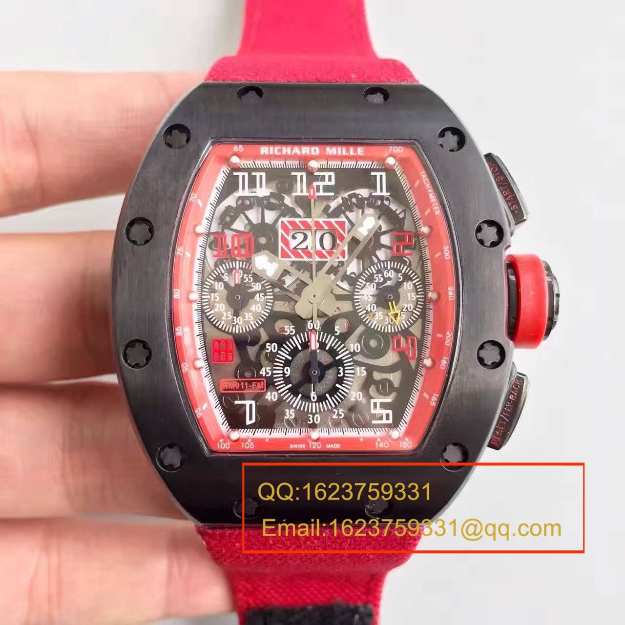   RM  理查德.米勒男士系列高RM 011 FLYBACK CHRONOGRAPH腕表 / RM 011 FLYBACK