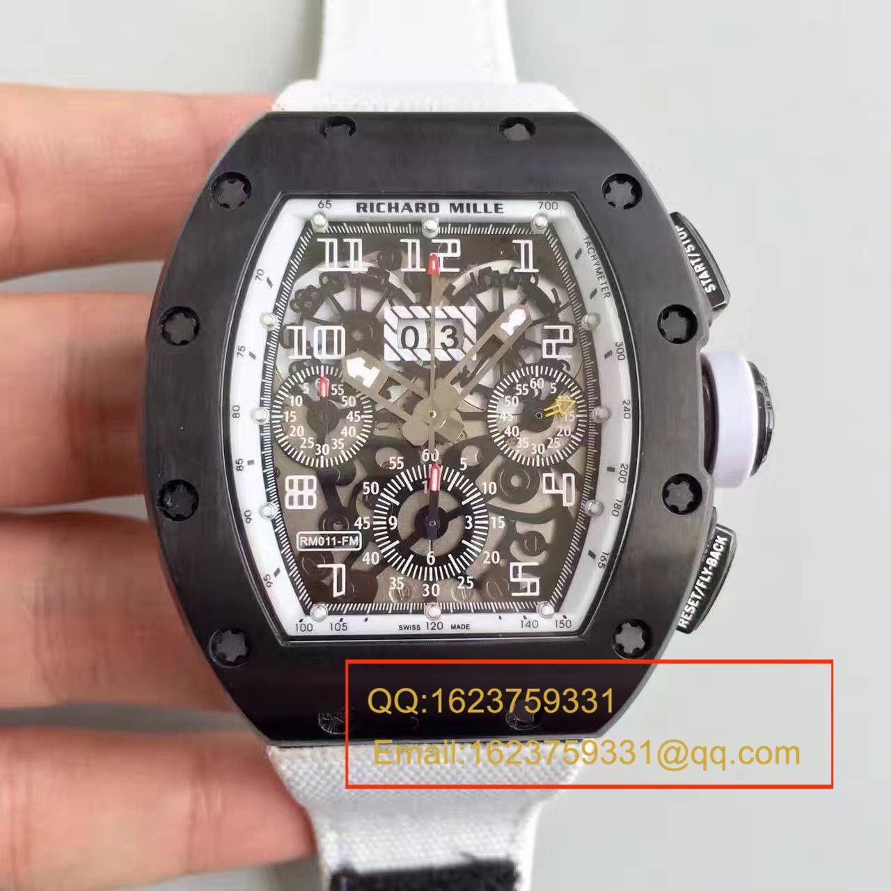   RM  理查德.米勒男士系列高RM 011 FLYBACK CHRONOGRAPH腕表 / RM 011 FLYBACK