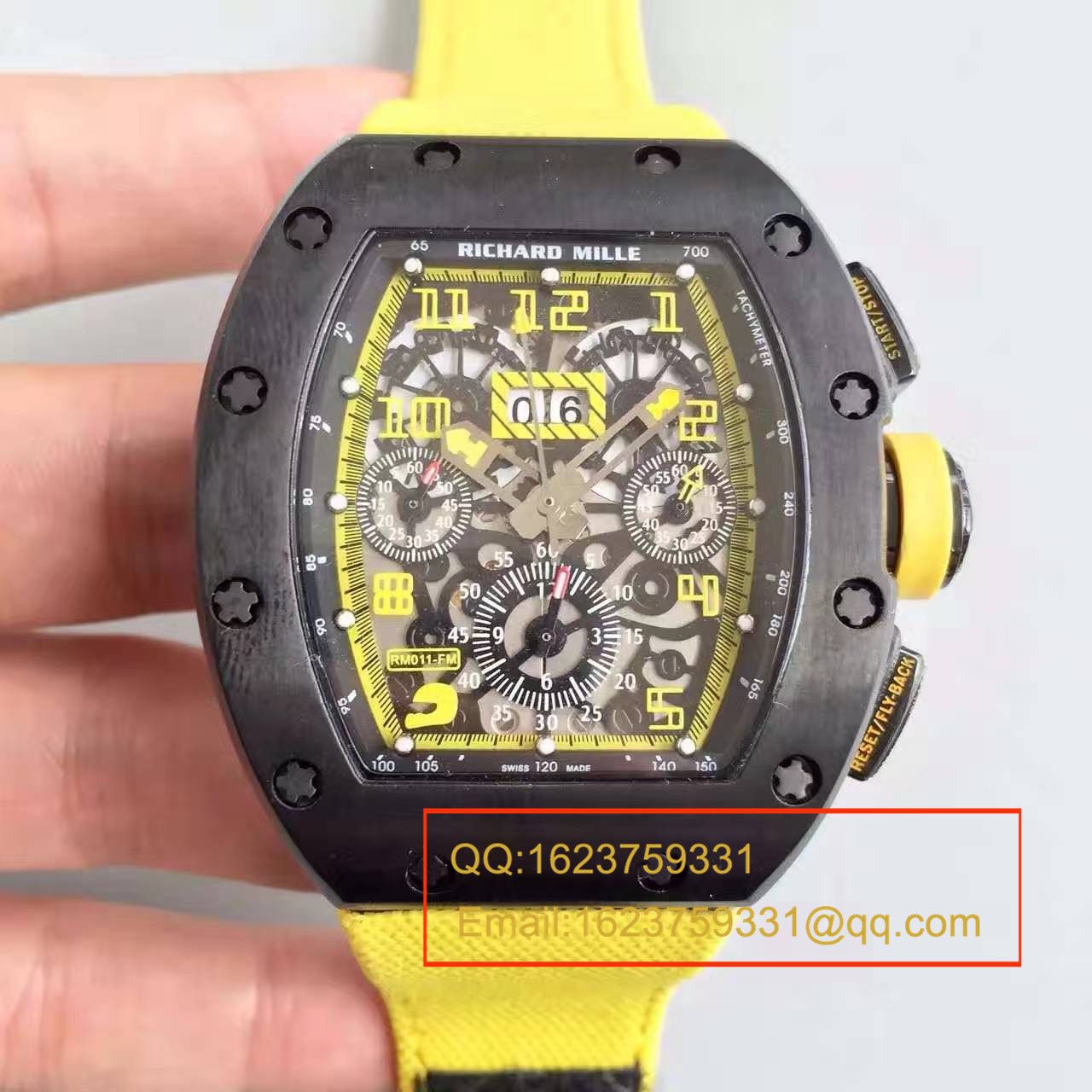   RM  理查德.米勒男士系列高RM 011 FLYBACK CHRONOGRAPH腕表 / RM 011 FLYBACK