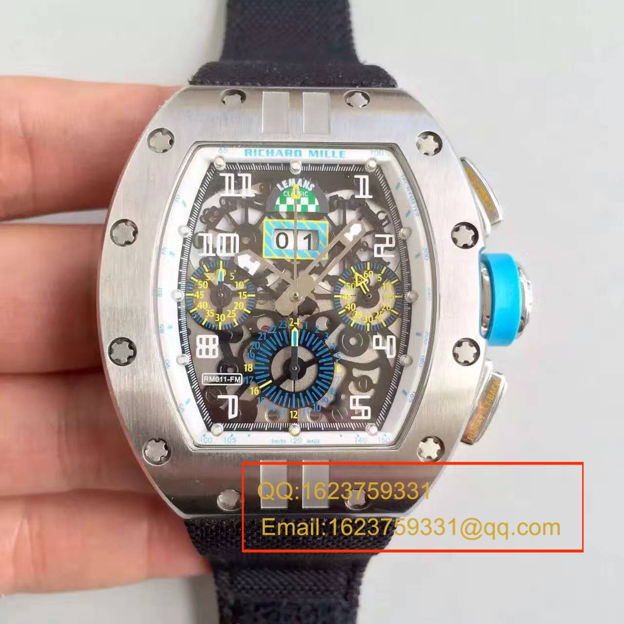   RM  理查德.米勒男士系列高RM 011 FLYBACK CHRONOGRAPH腕表 / RM 011 FLYBACK