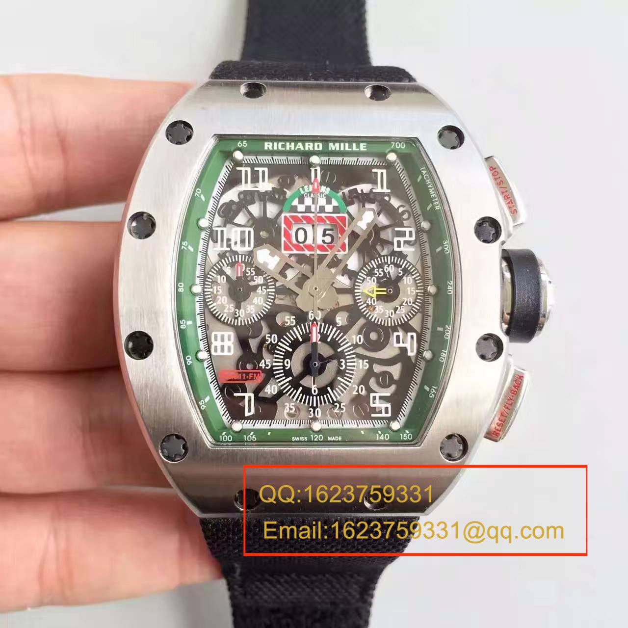   RM  理查德.米勒男士系列高RM 011 FLYBACK CHRONOGRAPH腕表 / RM 011 FLYBACK