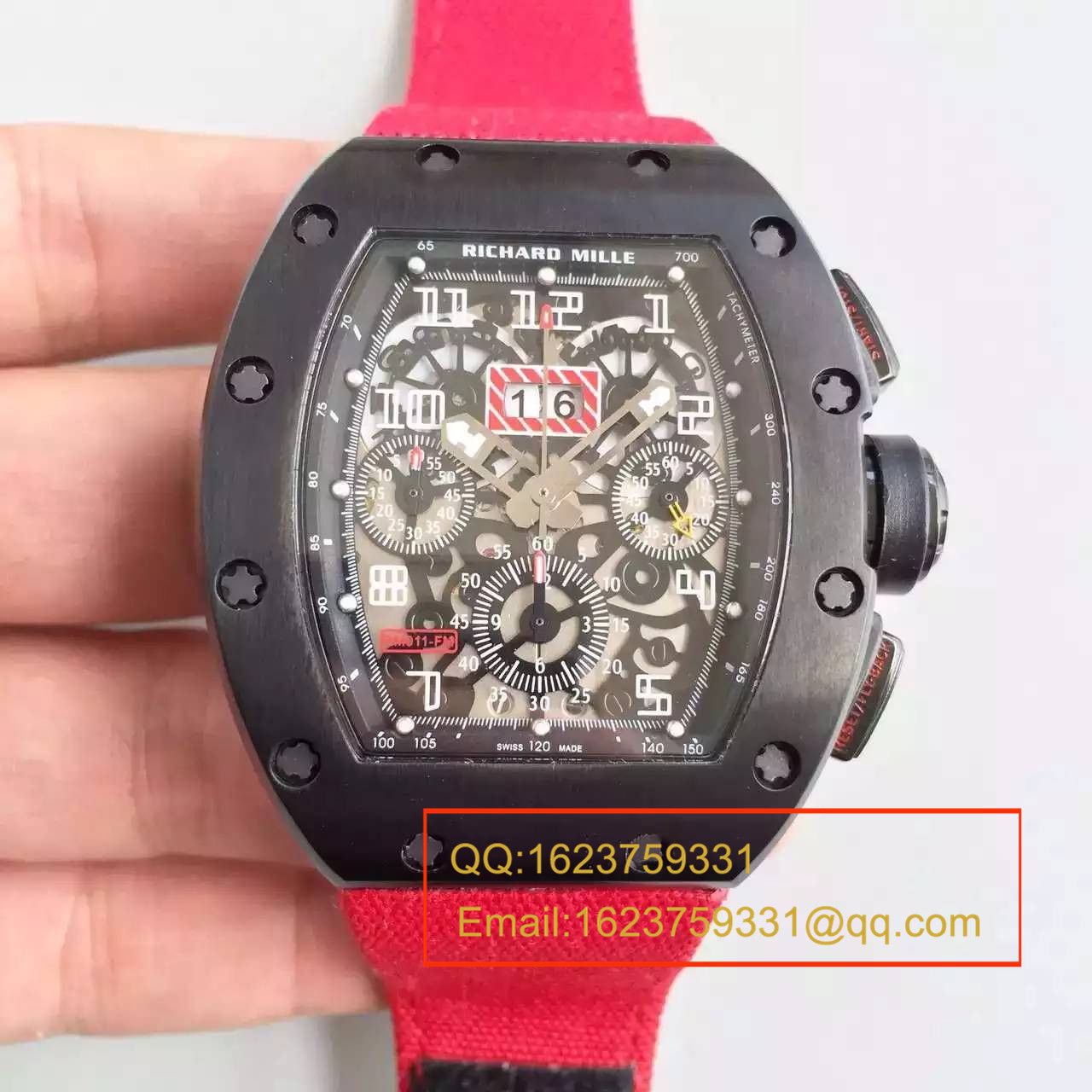   RM  理查德.米勒男士系列高RM 011 FLYBACK CHRONOGRAPH腕表 / RM 011 FLYBACK