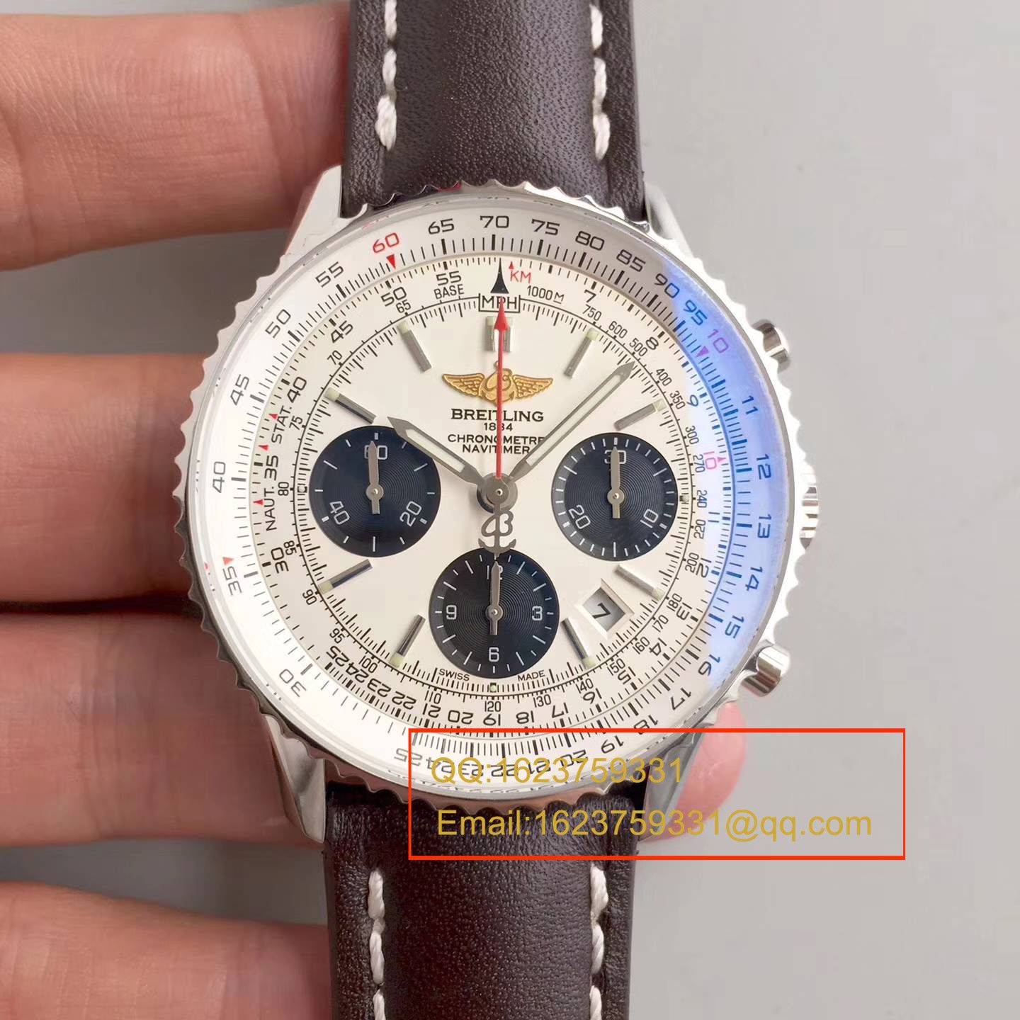   JF厂百年灵航空计时系列“太阳的后裔”AB012012.BB01.435X-Navitimer航空精钢腕表 / BL018