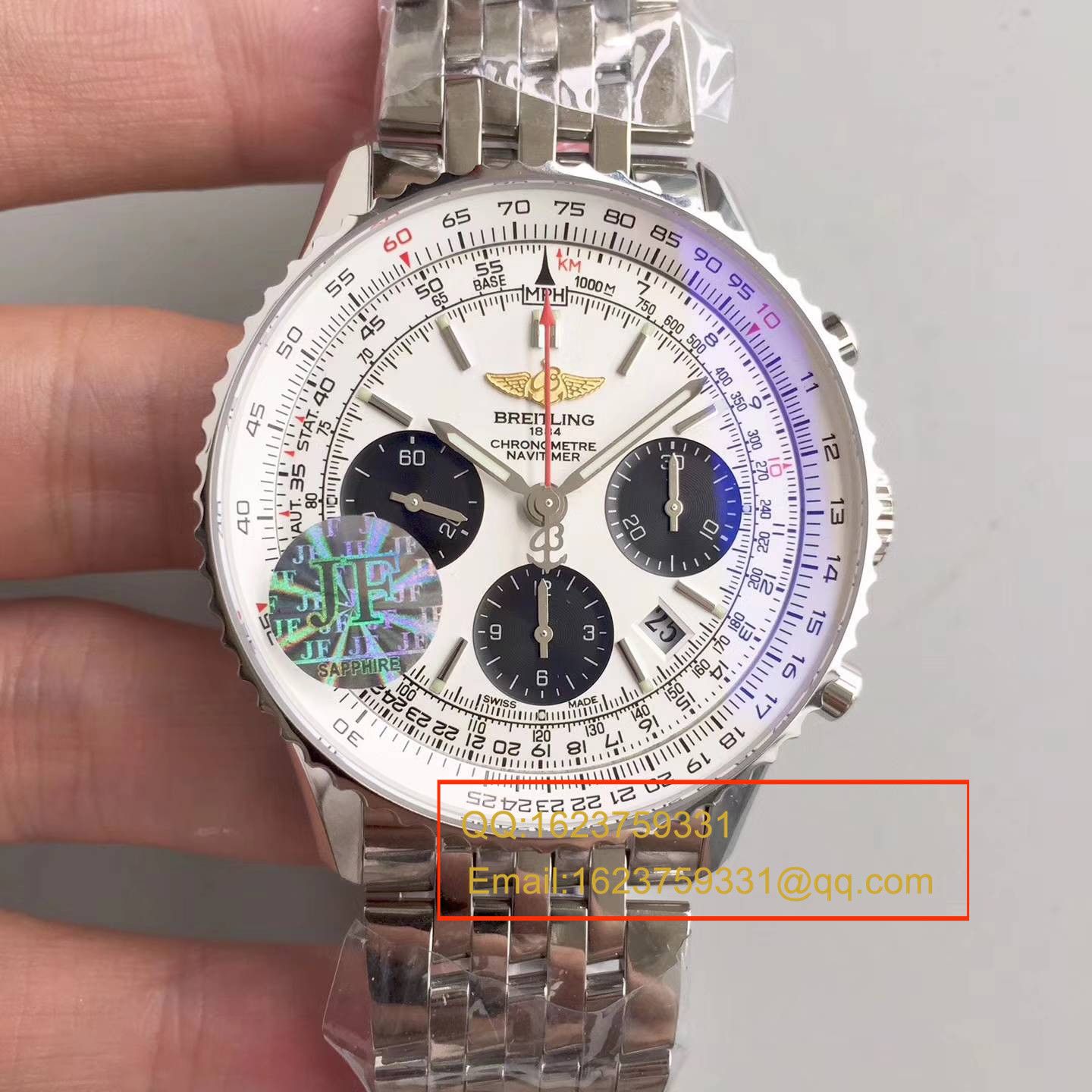   JF厂百年灵航空计时系列“太阳的后裔”AB012012.BB01.435X-Navitimer航空精钢腕表 / BL018
