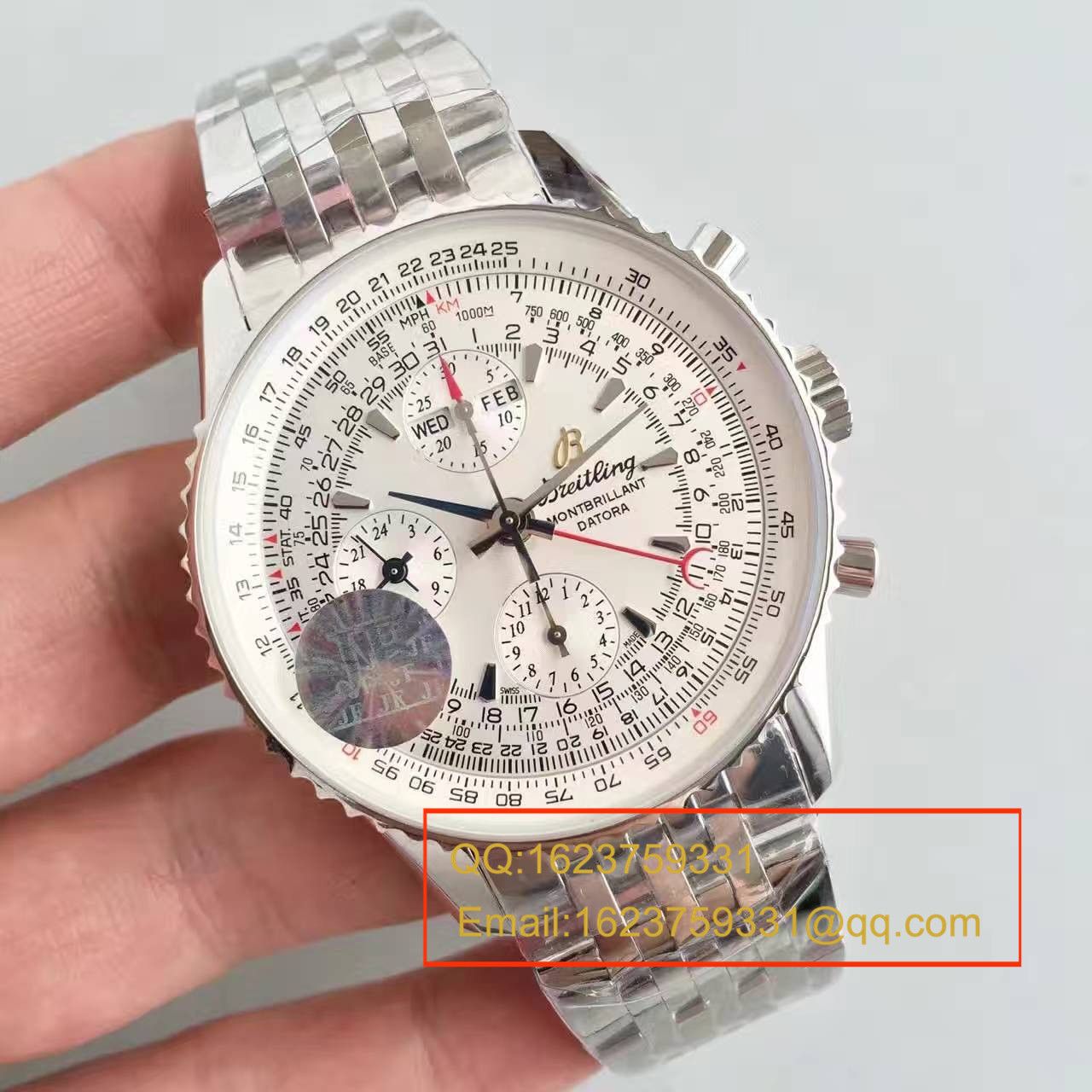   JF  百年灵蒙柏朗计时系列A2133012-B571白盘腕表 / BL041