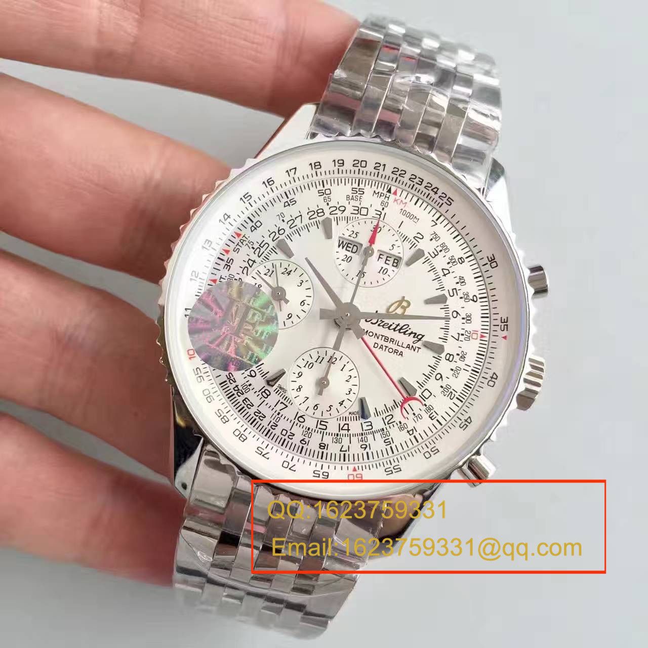   JF  百年灵蒙柏朗计时系列A2133012-B571白盘腕表 / BL041