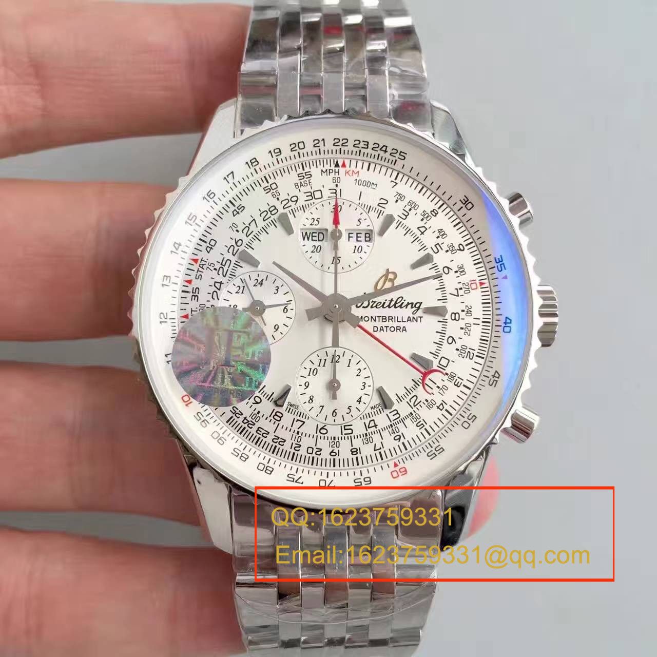   JF  百年灵蒙柏朗计时系列A2133012-B571白盘腕表 / BL041