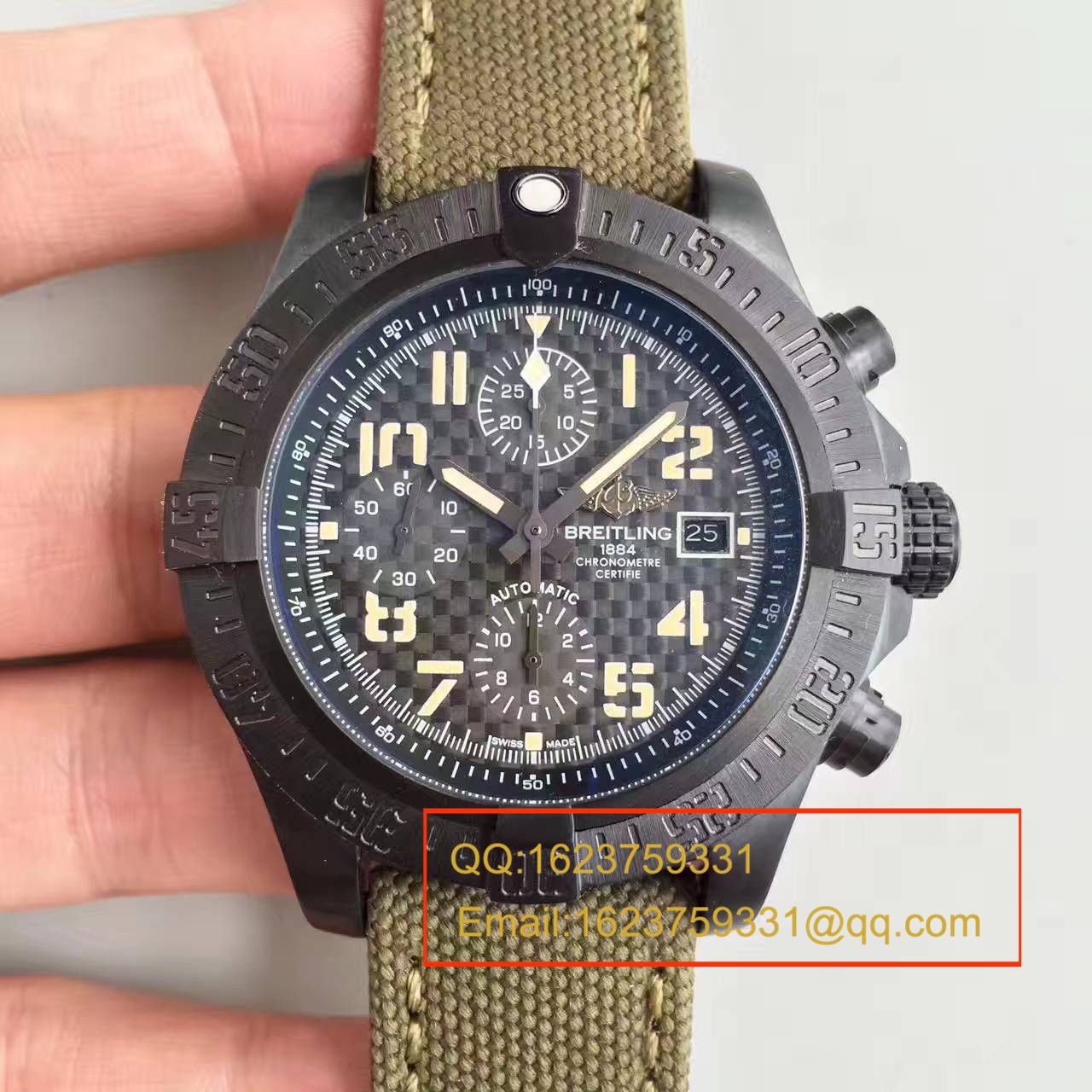   GF  百年灵美军专用定制版复仇者Breitling USA military avenger II carbon fiber / BL012