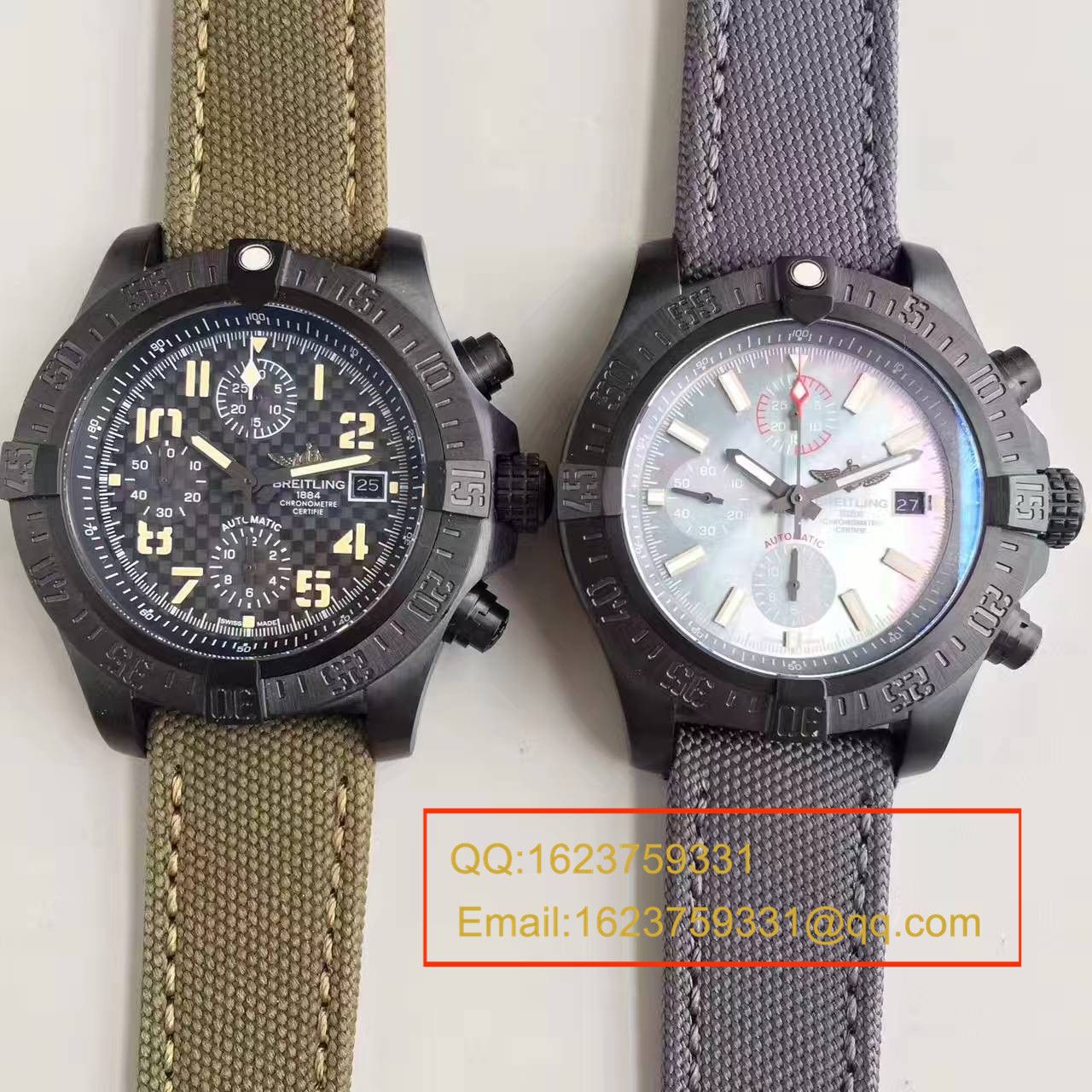   GF  百年灵美军专用定制版复仇者Breitling USA military avenger II carbon fiber / BL012