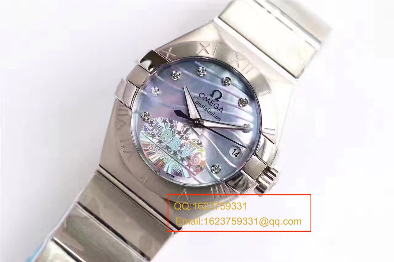   HBBV6厂腕表  欧米茄星座系列PLUMA轻羽腕表123.10.27.20.57.001女士机械 / M287