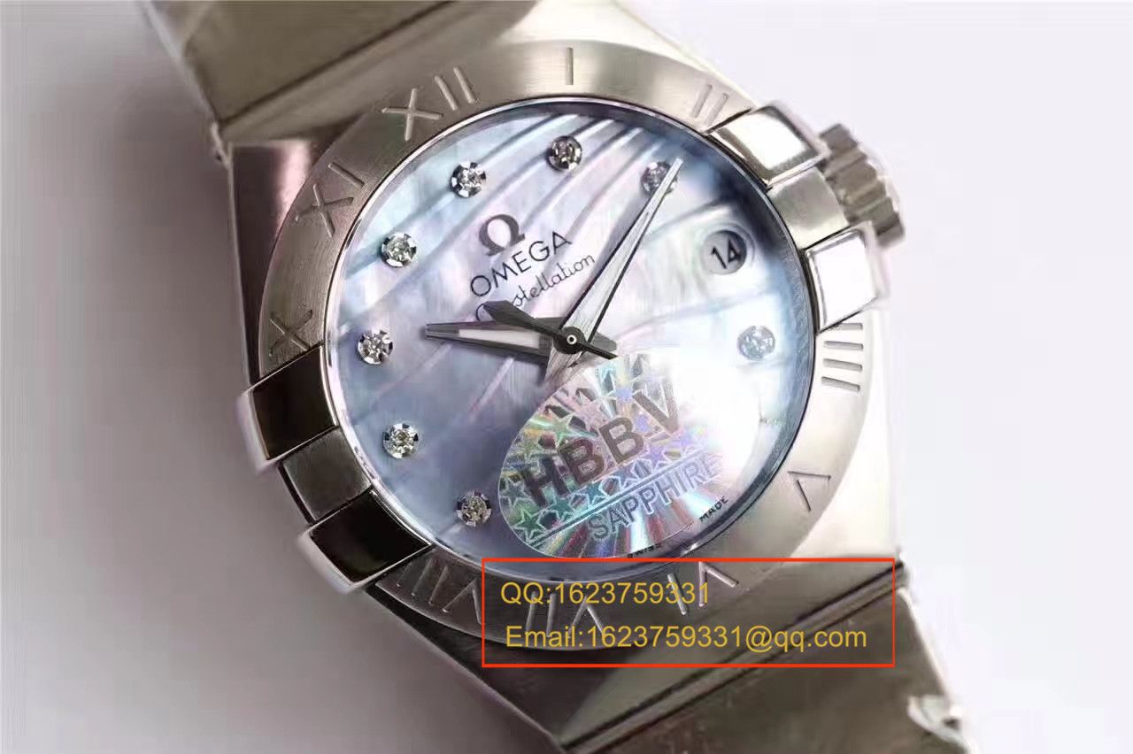   HBBV6厂腕表  欧米茄星座系列PLUMA轻羽腕表123.10.27.20.57.001女士机械 / M287