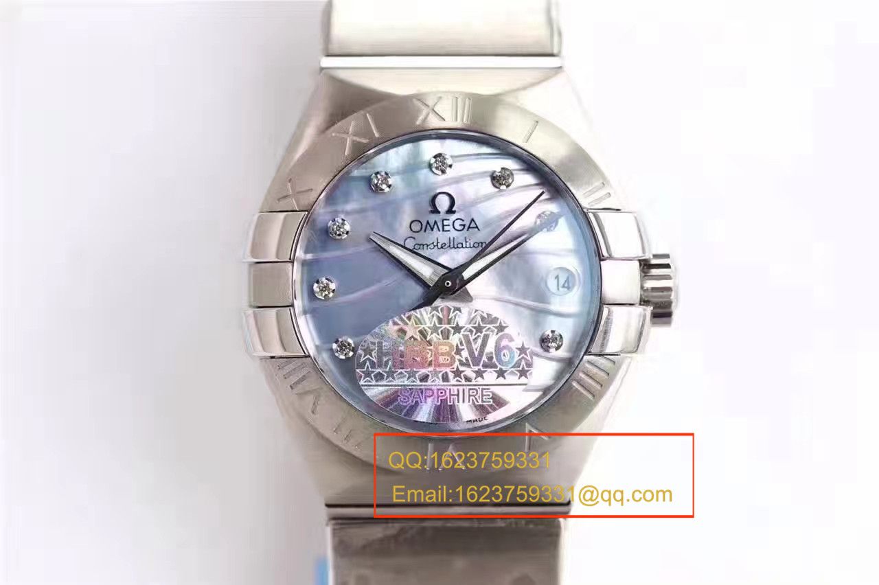   HBBV6厂腕表  欧米茄星座系列PLUMA轻羽腕表123.10.27.20.57.001女士机械 / M287