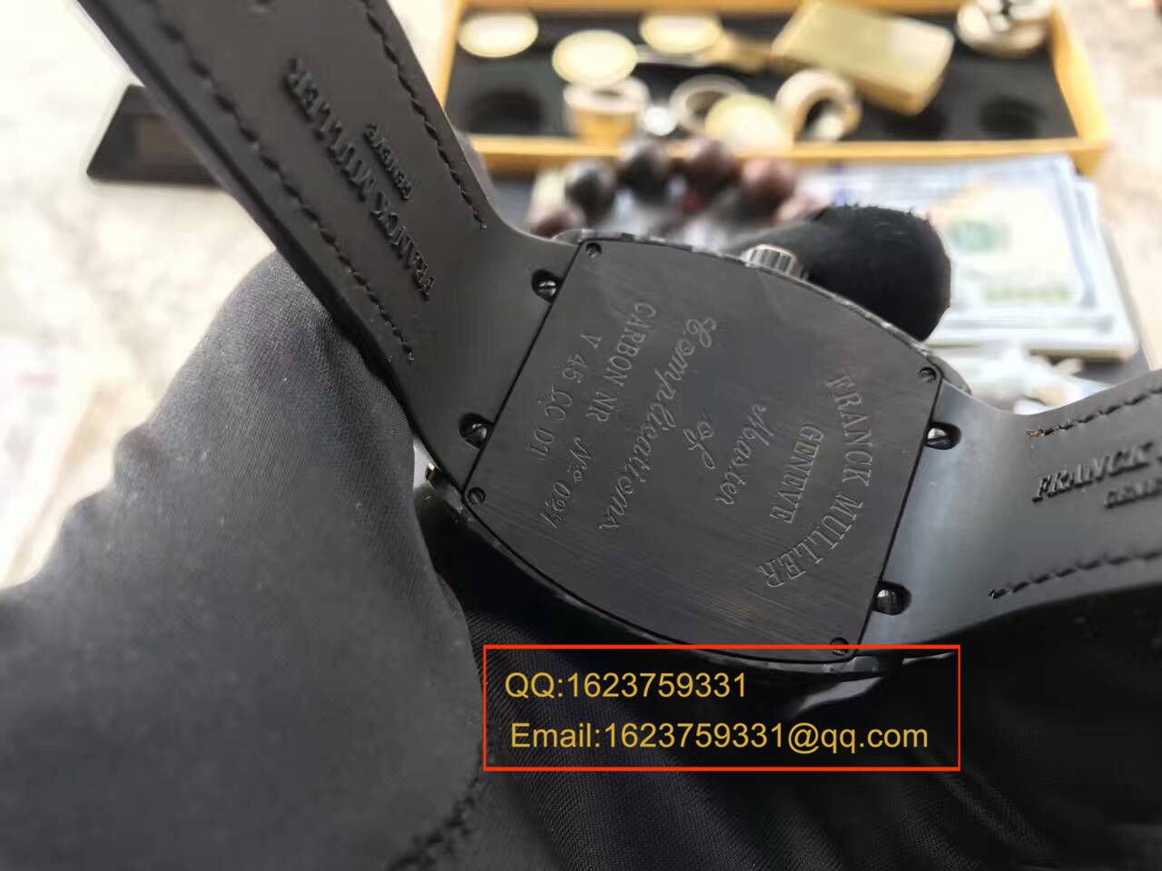   LE  法穆兰VANGUARD系列V45 SC DT BLACK PXL黑面腕表 / 法穆兰CAFL05