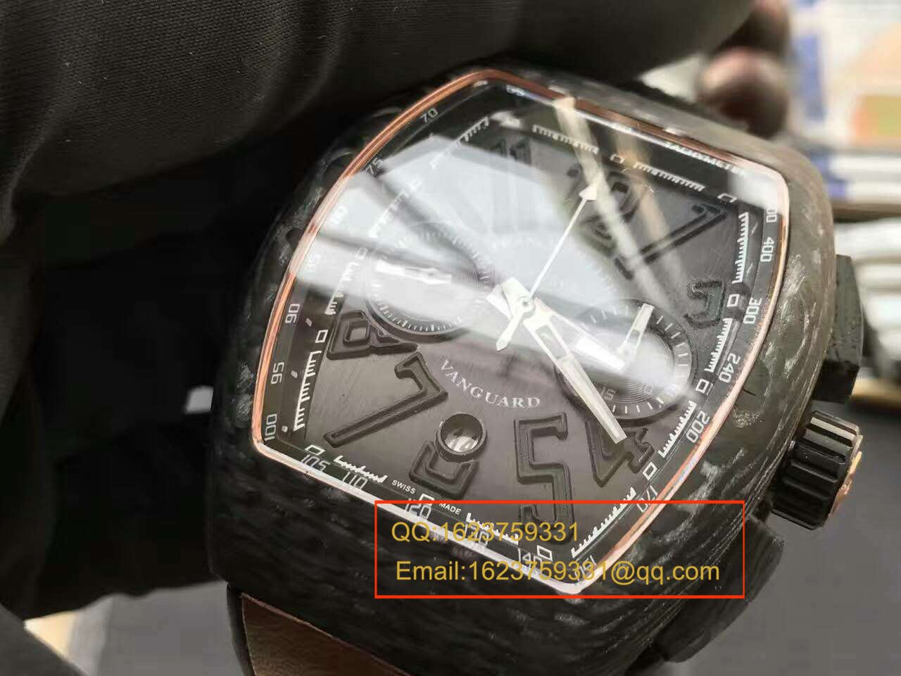   LE  法穆兰VANGUARD系列V45 SC DT BLACK PXL黑面腕表 / 法穆兰CAFL05