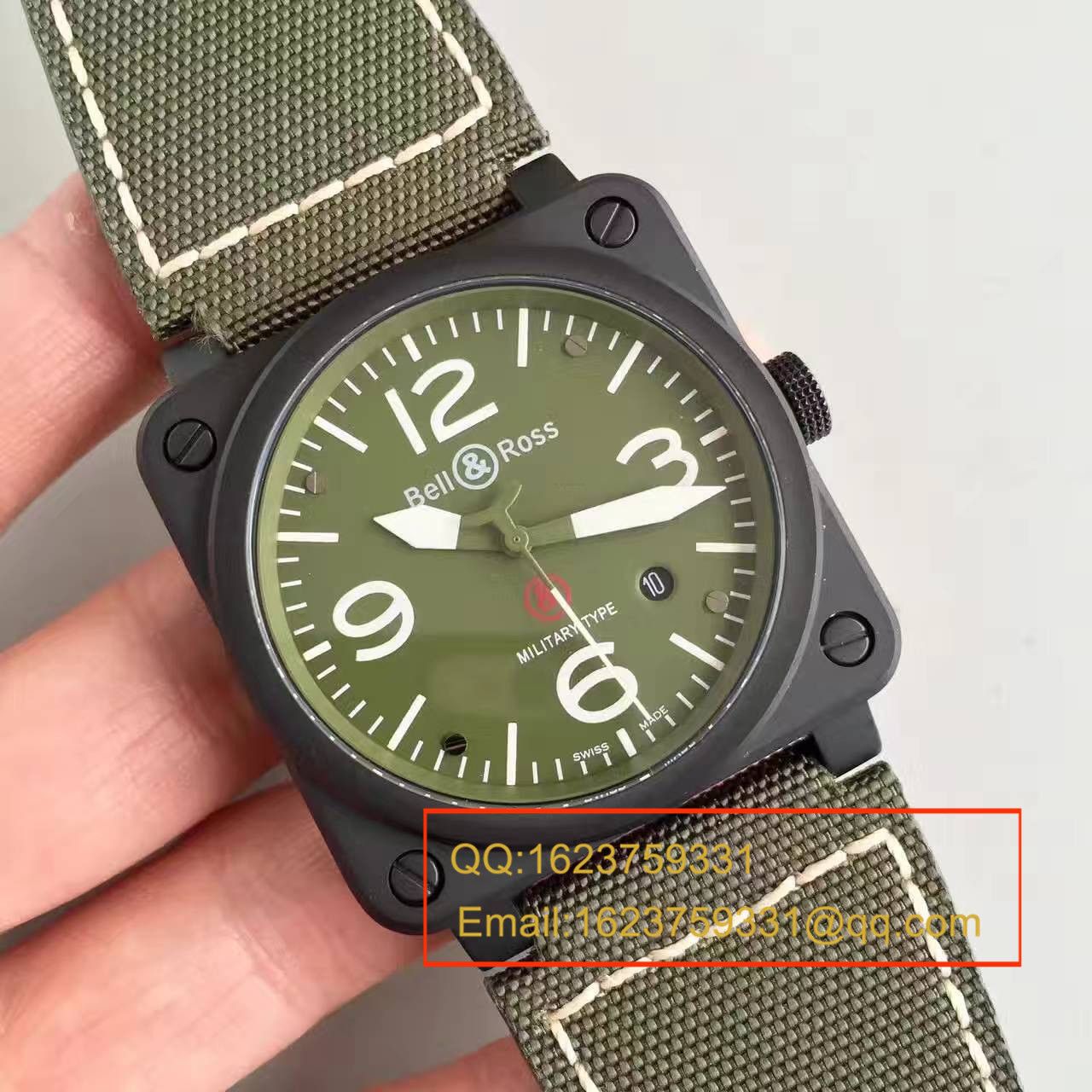   BR厂柏莱士AVIATION系列BR 03-92 Military Carbon腕表 / BLS007