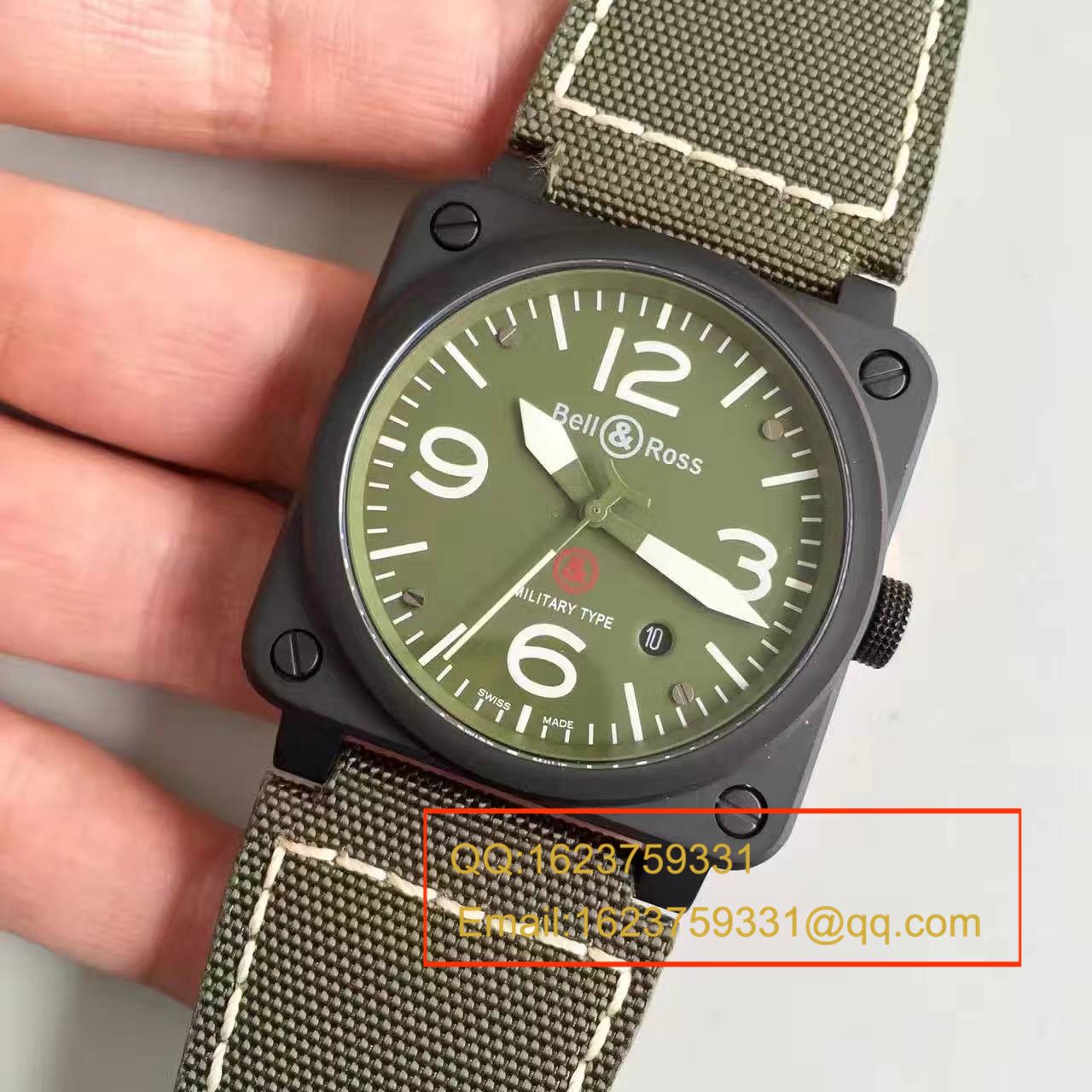   BR厂柏莱士AVIATION系列BR 03-92 Military Carbon腕表 / BLS007