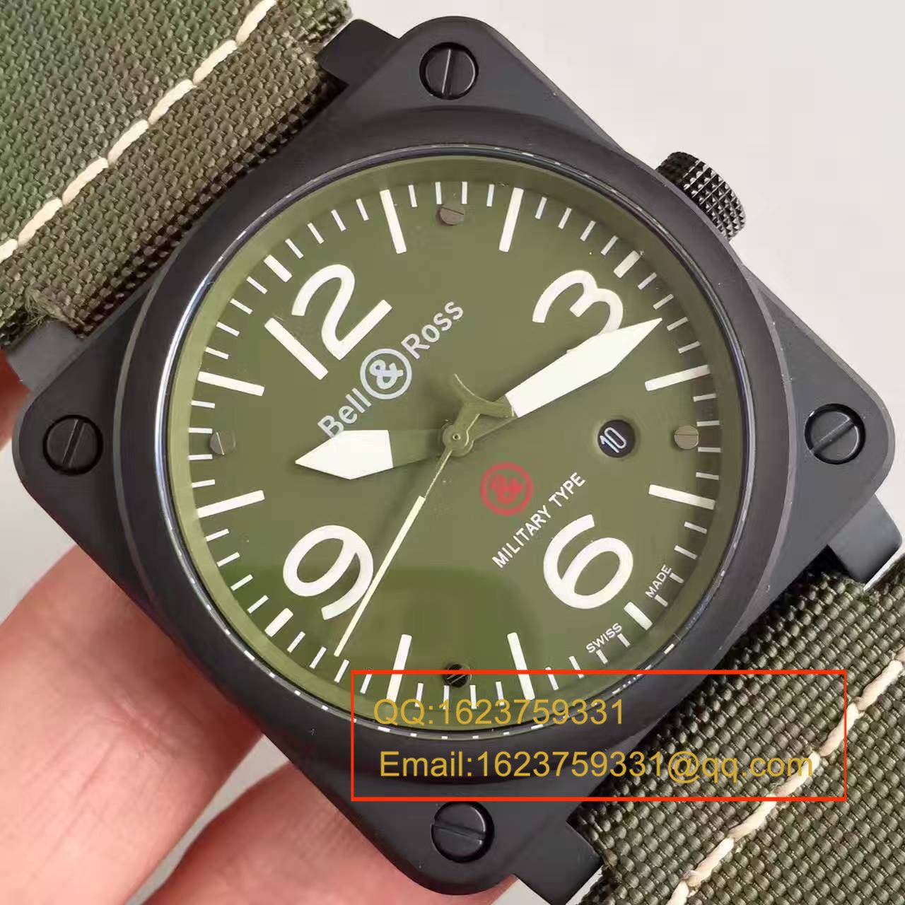   BR厂柏莱士AVIATION系列BR 03-92 Military Carbon腕表 / BLS007