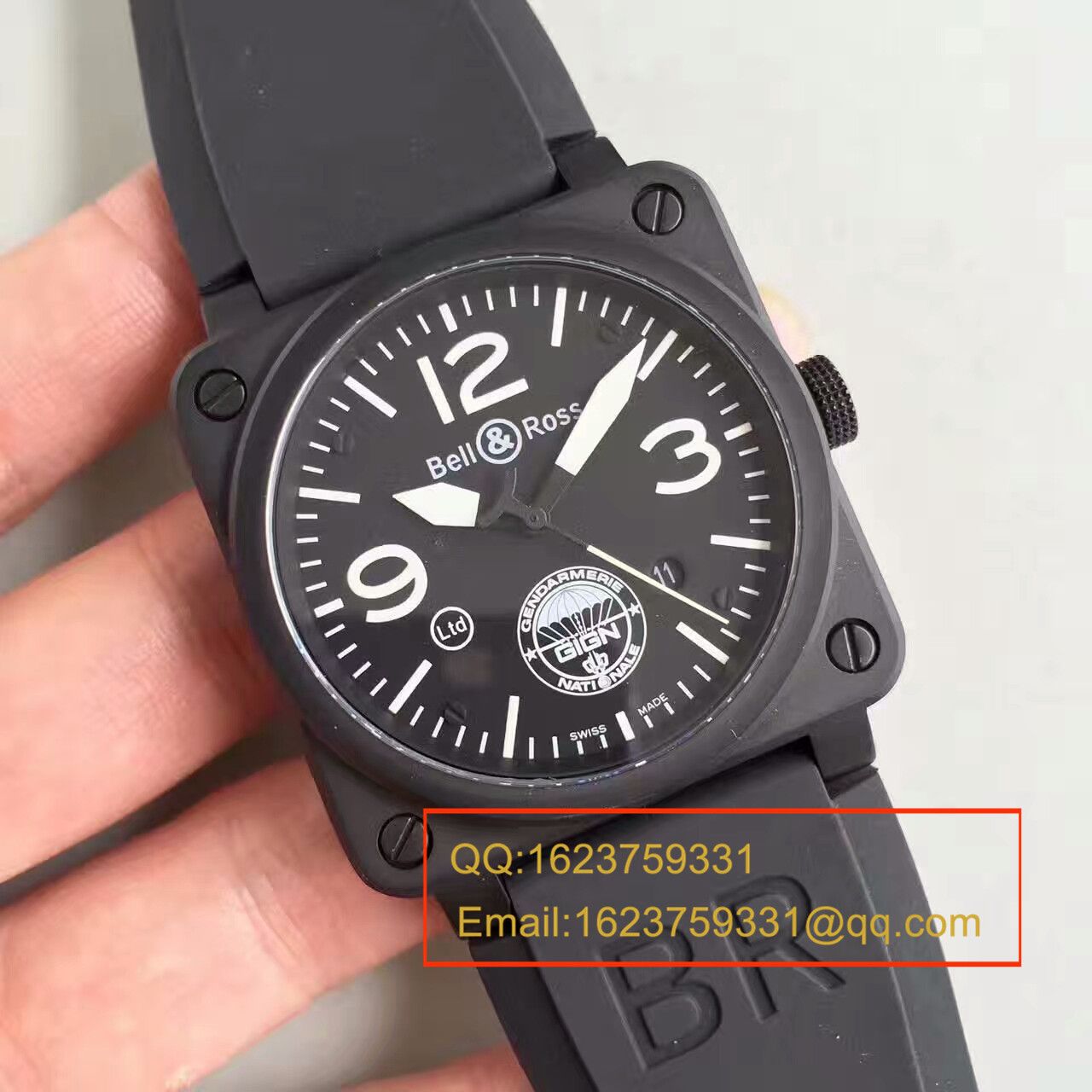   BR  柏莱仕法国国家宪兵特勤队设计制造GIGN 专属特别版腕表 BR03-92 / BL012